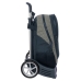 Trolley per la Scuola Kappa Dark navy Grigio Blu Marino 32 x 44 x 16 cm