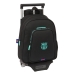 School Rucksack with Wheels F.C. Barcelona Black 27 x 33 x 10 cm