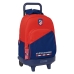 Schoolrugzak met Wielen Atlético Madrid Blauw Rood 33 X 45 X 22 cm