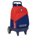 Mochila Escolar com Rodas Atlético Madrid Azul Vermelho 33 X 45 X 22 cm