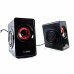 Gaming Speakers Tacens MS1 Zwart Rood/Zwart