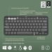 Teclado Bluetooth con Soporte para Tablet Logitech K380 Francés Gris Grafito Gris oscuro AZERTY