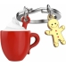 Keychain Metalmorphose Hot Chocolate 3,5 x 1 x 9,1 cm Multicolour