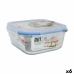 Vierkante Lunchtrommel met Deksel Quttin Transparant 750 ml 16 x 16 x 7 cm (6 Stuks)