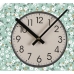 Relógio de Parede Versa Bloemen Madeira 4 x 30 x 30 cm