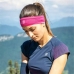 Bandă Sport pentru Cap Compressport Thin On/Off Roz Fucsia