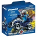 Igralni komplet Vozni park Playmobil City Action: Policeman and Quad 71092 Policaj 21 Kosi