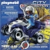 Igralni komplet Vozni park Playmobil City Action: Policeman and Quad 71092 Policaj 21 Kosi