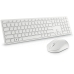 Tastiera e Mouse Wireless Dell KM5221W-WH Bianco Qwerty US