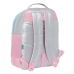 Mochila Escolar Benetton Silver Acolchoado Prateado 32 x 42 x 15 cm