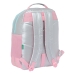 Školní batoh Benetton Silver Polstrovaný Stříbřitý 32 x 42 x 15 cm