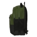 Mochila Escolar Safta Dark forest Preto Verde 32 x 42 x 15 cm