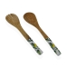 Set d'Ustensiles de Cuisine Versa Citron Bambou Porcelaine Bois de manguier