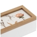 Διακοσμητικό κουτί Versa Blomster Ξύλο MDF 9 x 6 x 24 cm