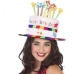 Cappello di Compleanno (59 cm) Multicolore