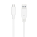 Kabel USB-C naar USB NANOCABLE 10.01.4000-W Wit Zwart 50 cm