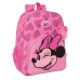 Koululaukku Minnie Mouse Loving Pinkki 33 x 42 x 14 cm