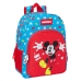 Училищна чанта Mickey Mouse Clubhouse Fantastic Син Червен 33 x 42 x 14 cm