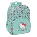 Koululaukku Hello Kitty Sea lovers Turkoosi 33 x 42 x 14 cm