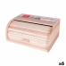 Broodmand Quttin Meubel Rolluik Hout 37,5 x 26,5 x 16 cm (6 Stuks)