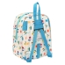 Mochila Infantil Baby Shark Surfing Azul Branco 22 x 27 x 10 cm