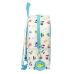 Kinderrucksack Baby Shark Surfing Blau Weiß 22 x 27 x 10 cm