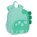 Mochila Infantil Safta Dinosaurio Verde 20 x 25 x 9 cm