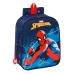 Laste seljakott Spider-Man Neon Meresinine 22 x 27 x 10 cm