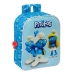 Kinderrugzak Los Pitufos Blauw 22 x 27 x 10 cm