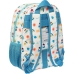 Mochila Escolar Baby Shark Surfing Azul Branco 26 x 34 x 11 cm