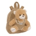 Barnebag Safta Teddybjørn Brun 23 x 27 x 7,5 cm