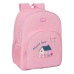 Mochila Escolar Glow Lab Sweet home Rosa 33 x 42 x 14 cm