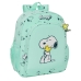 Ghiozdan Snoopy Groovy Verde 32 X 38 X 12 cm