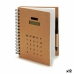 Spiraalnotitieblok met Pen Rekenmachine 2,5 x 21 x 18 cm (12 Stuks)