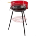 Prenosný Barbeque gril Aktive Drevo Železo Ø 38 cm 37 x 61 x 45 cm (6 kusov) Červená