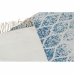 Tapis DKD Home Decor Bleu Coton Chenille (60 x 240 x 1 cm)