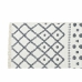 Килим DKD Home Decor Бял полиестер Памук Тъмно сив (160 x 230 x 1 cm)