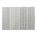 Koberec DKD Home Decor Biela Polyester Bavlna Gris Oscuro (200 x 290 x 1 cm)