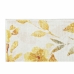 Koberec DKD Home Decor Žltá Biela Polyester Bavlna Kvety (120 x 180 x 0.5 cm)