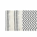 Covor DKD Home Decor Negru Zig-Zag Alb (120 x 180 x 0,7 cm)