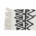 Килим DKD Home Decor 160 x 250 x 0,7 cm Черен полиестер Памук Бял Ikat Boho