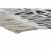koberec DKD Home Decor 160 x 250 x 0,7 cm Černý Polyester Bavlna Bílý Ikat Boho