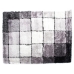 Tapete DKD Home Decor Preto Poliéster Branco Quadros 120 x 180 x 2 cm