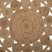 Gulvteppe 120 x 120 x 1 cm Naturell Jute