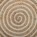 Carpet 120 x 120 x 1 cm Natural Jute