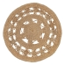 Gulvteppe Naturell Jute 120 x 120 cm