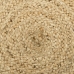 Teppich 180 x 180 x 1 cm natürlich Jute