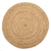 Carpet 120 x 120 x 1 cm Natural Jute