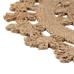 Gulvteppe Naturell Jute 120 x 120 cm