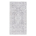 Tapijt 80 x 150 cm Grijs Polyester Katoen